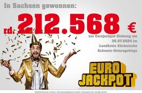 Sächsische Lotto-GmbH: Glück in Sachsen: Eurojackpot-Gewinn versüßt das Ende der Sommerferien