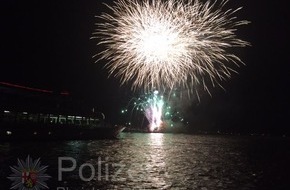 Polizeipräsidium Einsatz, Logistik und Technik: WSPA-RP: Rhein in Flammen Bingen-Rüdesheim 2016