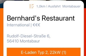 drive & dine: Ladeinfrastruktur-Analyse: Jedes dritte Restaurant entlang der Autobahn bietet E-Ladestationen an