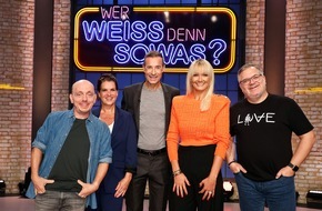 ARD Das Erste: Das Sportlegenden-Duell: Katarina Witt und Franziska van Almsick bei "Wer weiß denn sowas?" / Das Wissensquiz vom 30. Oktober bis 3. November 2023, um 18:00 Uhr im Ersten