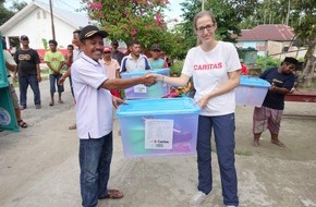 Caritas Schweiz / Caritas Suisse: Indonesia: Caritas inizia la ricostruzione a Sulawesi