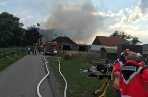 Polizei Coesfeld: POL-COE: Dülmen, Merfeld, Bauerschaft/ Brand eines Pferdehofes