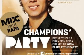 Bacardi GmbH: Rafael Nadal & Bacardi Limited laden zur "Champions' Party" (BILD)