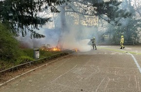 Feuerwehr Ratingen: FW Ratingen: Mehrere Flächenbrände im Stadtgebiet Ratingen