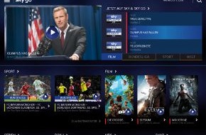 Sky Deutschland: Das neue Sky Go:
Design-Update, neue Funktionen und weitere Inhalte für das beste Online-Fernsehen