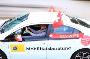 Touring Club Schweiz/Suisse/Svizzero - TCS: Fans au volant, restez prudents !