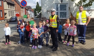 Polizeiinspektion Goslar: POL-GS: PI Goslar: Schulanfangsaktion an der Grundschule.