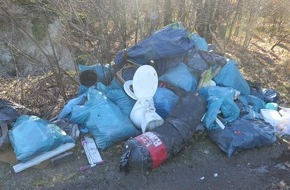 Polizeiinspektion Delmenhorst / Oldenburg - Land / Wesermarsch: POL-DEL: Landkreis Oldenburg: Illegale Müllentsorgung in Prinzhöfte +++ Zeugenaufruf