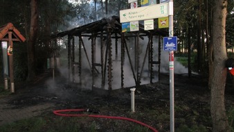 Polizeiinspektion Nienburg / Schaumburg: POL-NI: Brand einer Fahrradschutzhütte zwischen Müsleringen und Diethe