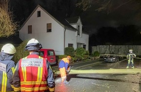 Feuerwehr Bochum: FW-BO: Erste Sturmbedingte Einsätze durch Sturmtief Xandra