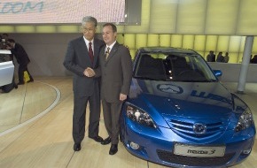 Mazda: Weltpremiere des neuen Mazda3 auf der IAA in Frankfurt