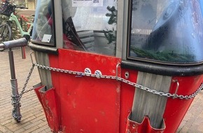 Polizei Coesfeld: POL-COE: D&uuml;lmen, Markt/Skigondel auf Weihnachtsmarkt besch&auml;digt - Zeugen gesucht