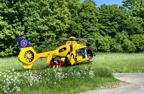 Feuerwehr Hattingen: FW-EN: Motorradfahrer mit Beiwagen in Oberstüter verunglückt