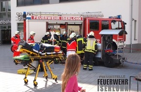 Feuerwehr Iserlohn: FW-MK: Eingeklemmtes Kind