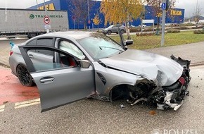 Polizeipräsidium Westpfalz: POL-PPWP: Unfall mit verletztem Fahrer