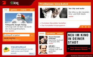 ProSiebenSat.1 Digital GmbH: IVW: ProSieben.de springt mit 69 Millionen Visits auf Platz 4 / Kooperation mit ICQ / Halbe Milliarde Klicks für ProSiebenSat.1 Networld