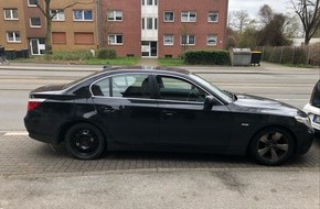 Polizei Duisburg: POL-DU: Alt-Hamborn: Unfallauto mit vermeintlichen Blutspuren entdeckt - Zeugen gesucht