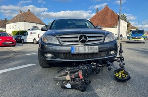 Polizei Bielefeld: POL-BI: Drei Abbiegeunf&auml;lle mit verletzten Radfahrern