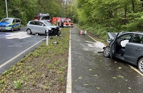 Polizei Aachen: POL-AC: Zwei Verletzte nach Unfall