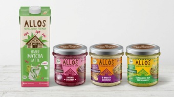Allos Hof-Manufaktur: Presseinfo: Allos bringt Matcha in die Hafer Latte &ndash; und Weltk&uuml;che aufs Brot