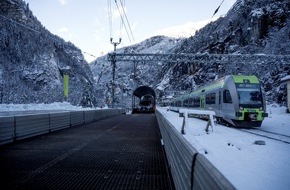 BLS AG: Communiqué de presse commun CFF et BLS : Assainissement du tunnel du Simplon: début des travaux en février