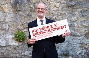 Deutscher Caritasverband e.V.: Caritas-Aktion zur Bundestagswahl / Wählt Menschlichkeit - Gegen Ausgrenzung und Populismus / Caritas mischt im Bundestagswahlkampf mit