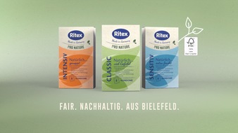 Ritex GmbH: Ritex liebt es natürlich / Bielefelder Kondomhersteller wirbt mit innovativem Produktkonzept erstmals im TV