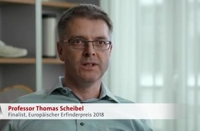 Hochleistungsfasern aus Spinnenseide: Thomas Scheibel für den Europäischen Erfinderpreis 2018 nominiert