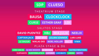 AIDA Cruises: AIDA FESTIVAL Cruise 2026 mit Headliner SDP und 31 weiteren Live-Acts