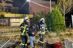 Freiwillige Feuerwehr Kalkar: Feuerwehr Kalkar: Stadtwehrübung- Verpuffung im Heizungskeller