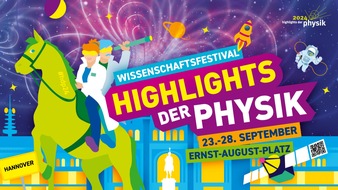 Leibniz Universität Hannover: Gemeinsame Pressemitteilung Nr. 050/2024 der Leibniz Universität Hannover, der Deutschen Physikalischen Gesellschaft und der Wilhelm und Else Heraeus-Stiftung  Wissenschaftsfestival mitten in Hannover