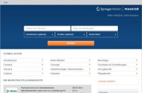 Monster Worldwide Deutschland GmbH: Neue Karriereplattform: Springer Medizin und Monster kooperieren