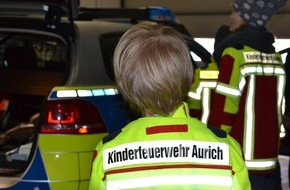 Polizeiinspektion Aurich/Wittmund: POL-AUR: Kinderfeuerwehr zu Gast bei der Polizei