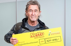 Netto Marken-Discount Stiftung & Co. KG: Erfolgreiche Pfandspendenaktion: Netto-Kunden sammeln über 300.000 Euro für Peter Maffay Stiftung