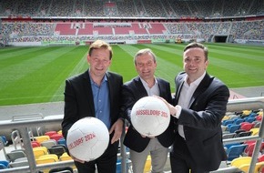 Landeshauptstadt Düsseldorf: German Football Association presented logo of the German application for the EURO 2024 - Düsseldorf one of the locations