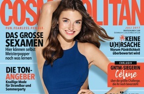 Bauer Media Group, Cosmopolitan: Céline ist das nächste COSMOPOLITAN Cover-Girl / "Germany's next Topmodel"-Gewinnerin ziert zum 12. Mal den Titel