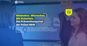 Landeskriminalamt Nordrhein-Westfalen: LKA-NRW: Neues Pr&auml;ventionsportal der Polizei NRW geht an den Start