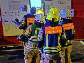 FW Konstanz: Einheitsübergreifende Gefahrstoffübung der Feuerwehr Konstanz