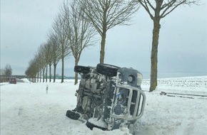 Kreispolizeibehörde Höxter: POL-HX: 14 Unfälle auf glatten Straßen im Kreis Höxter