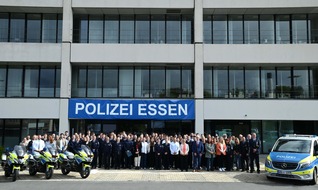 Polizei Essen: POL-E: Essen/Mülheim an der Ruhr: 114 neue Kolleginnen und Kollegen starten ihren Dienst bei der Polizei Essen
