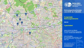 Polizeipräsidium Oberhausen: POL-OB: Wohnungseinbruchsradar - Polizeiexperten beraten Sie kostenlos!