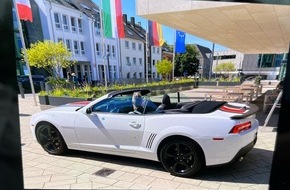 Polizei Mettmann: POL-ME: Chevrolet Camaro bei Probefahrt gestohlen - die Polizei ermittelt - Ratingen - 2405012