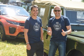 Neuer Guinness Weltrekord: Parade mit 632 Autos feiert den 70. Geburtstag von Land Rover