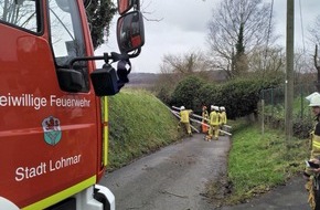Freiwillige Feuerwehr der Stadt Lohmar: FW-Lohmar: Sturmtief Burglind
