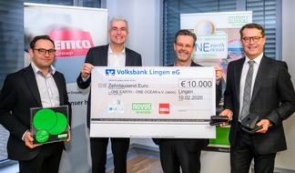 Novus Dahle GmbH: 10.000 Euro für den gemeinsamen Kampf gegen Plastikmüll
