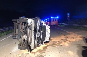 Feuerwehr Bremerhaven: FW Bremerhaven: Verkehrsunfall auf der Autobahn mit sechs Verletzten