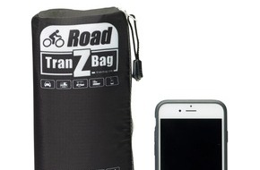 Tranzbag: Weltrekord aus der Schweiz / Faltbare Velo-Transporttasche TranZbag ROAD passt in Velo-Jersey