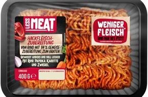 Netto Marken-Discount Stiftung & Co. KG: Weniger Fleisch, gleicher Genuss - Bewusster genießen: Netto nimmt Hackfleisch mit Gemüseanteil ins Sortiment