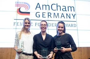 American Chamber of Commerce in Germany (AmCham Germany): Female Founders Award 2022: Bewerbungen jetzt möglich