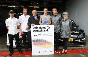 Sporthilfe: DTM präsentiert neues Sporthilfe-Kampagnenmotiv (mit Bild)